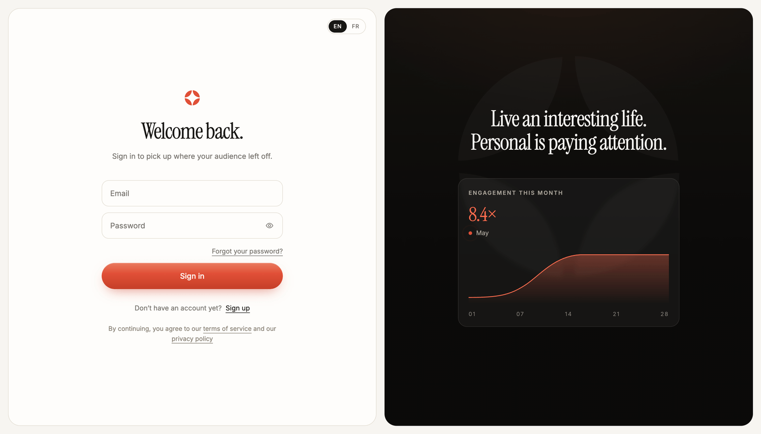 Personal — dashboard